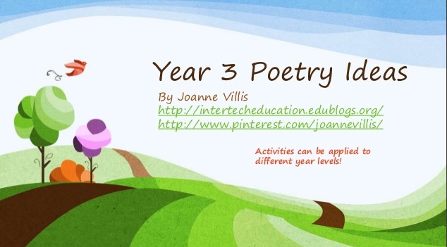 Year 3 Poetry Ideas – A Bunch of Fun Poetry Activities!