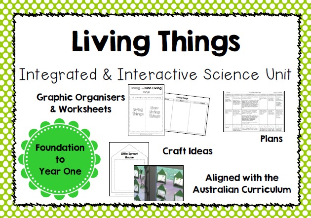 Integrated and Interactive Science Unit on Living Things for Years F/1/2