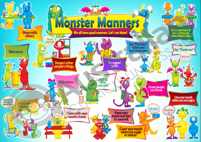 Monster Manners Poster